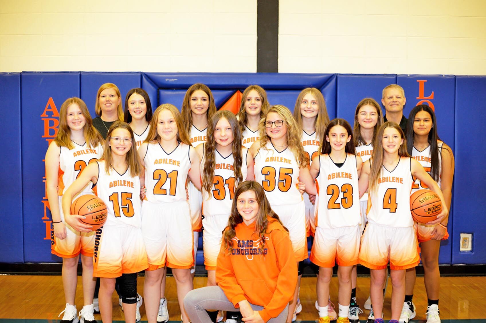 Abilene 7th Grade Girls Basketball Team